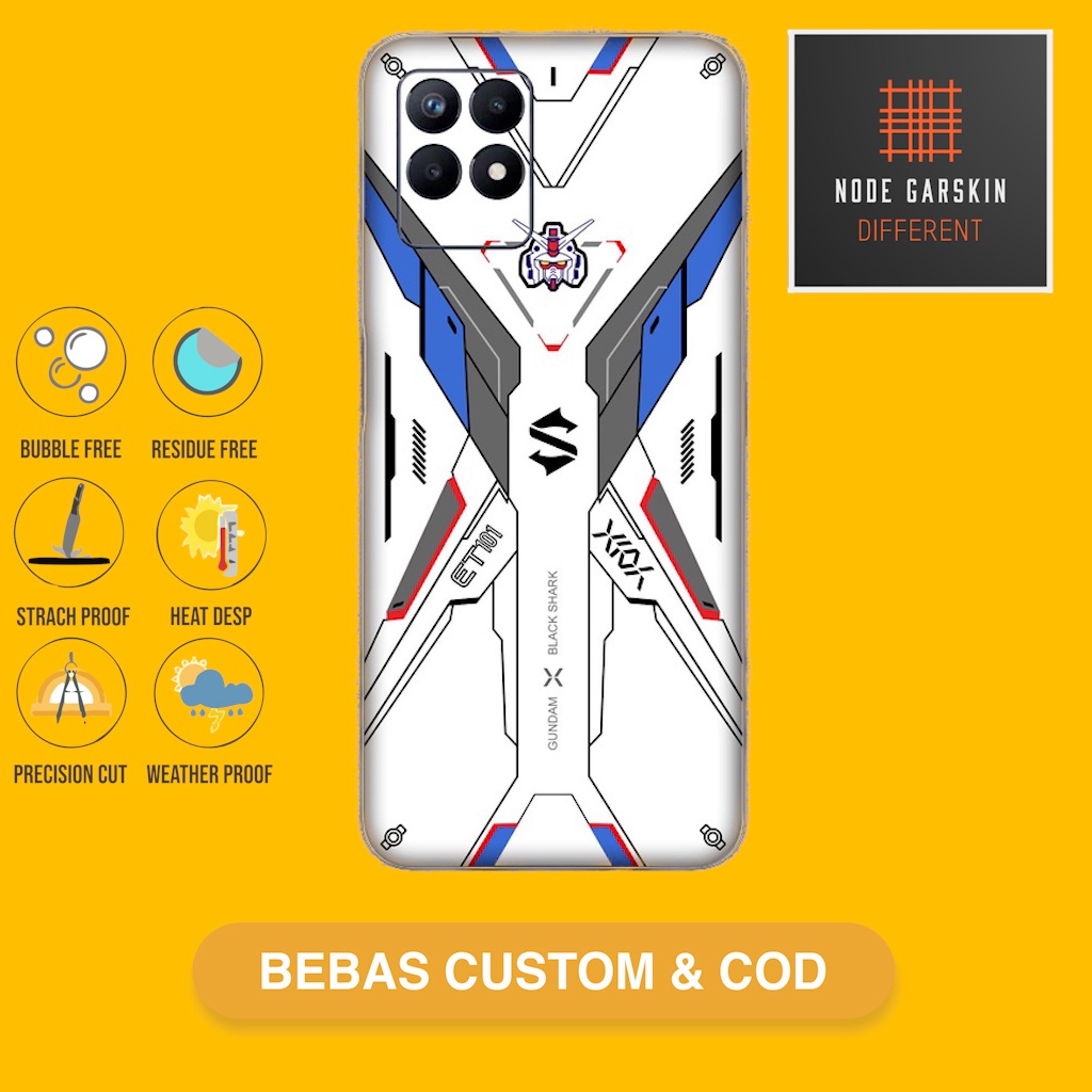 Garskin Skin Vinyl Realem Narzo 50 Fullbody Atau Backonly - Bisa Custom - Gundam Gaming Case Sticker