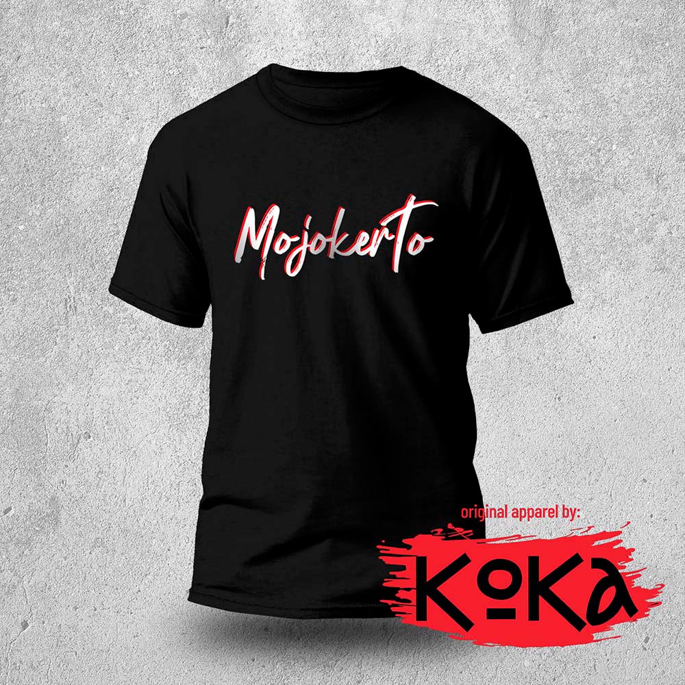 T-Shirt Distro Premium - MOJOKERTO - Kaos Khas Mojokerto - MJK2