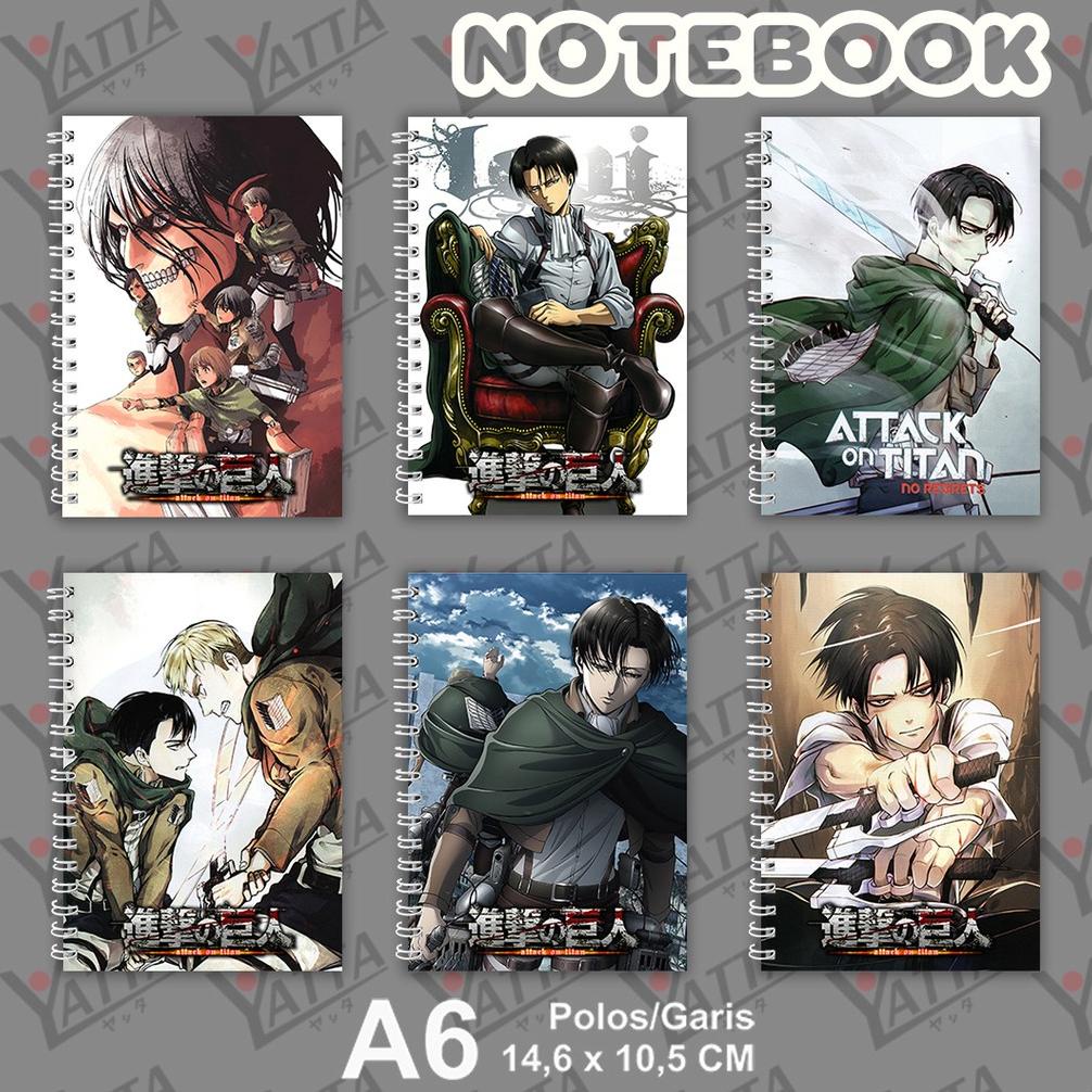 

termurah Notebook Anime Ukuran A6 10,5 cm x 14,8 cm Shingeki no Kyojin Attack on Titan YOTAKUSHOP terbaru