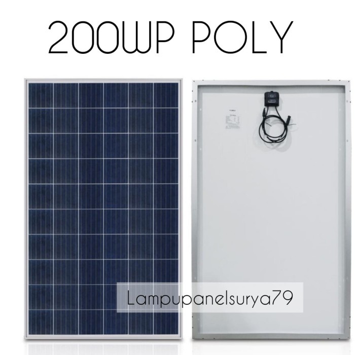 ✅Original Solar Panel Surya Cell Solana Module Poly 200Wp Terbatas
