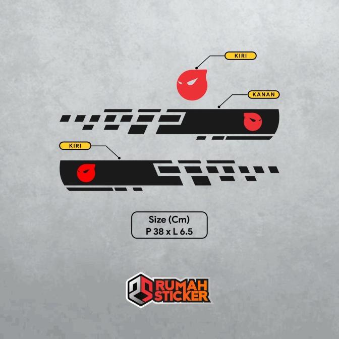 SALE STICKER STIKER STRIPING LIST UNIVERSAL VESPA MARUS Termurah