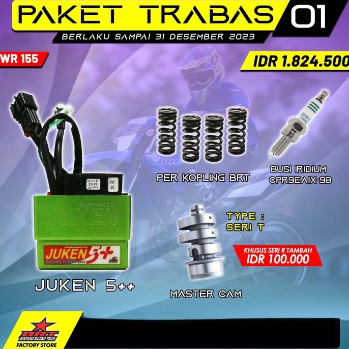 BRT Paket Trabas 1 WR 155 - ECU Juken 5 - Per Kopling - Master Cam
