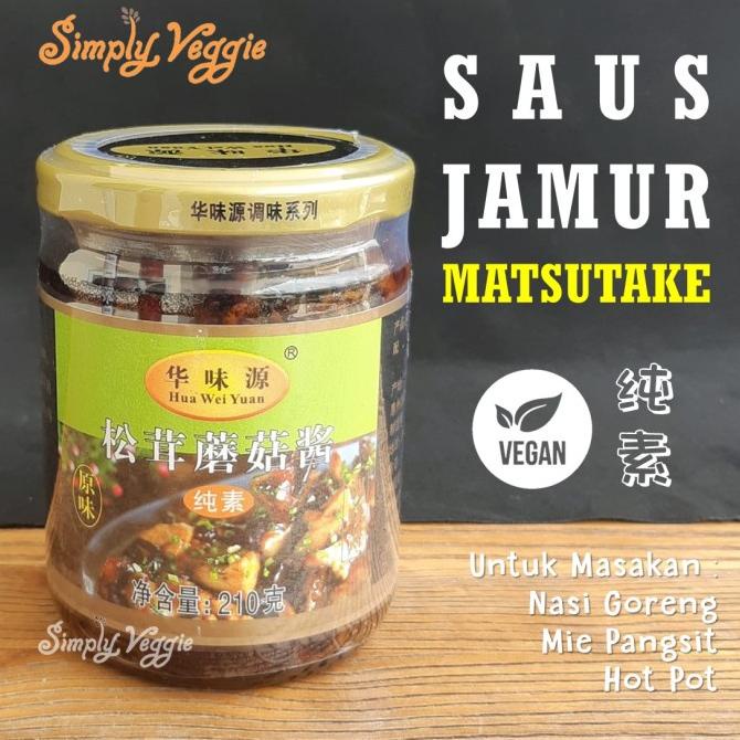 

Hua Wei Yuan Saus Jamur Matsutake Vegan / Saus Jamur Vegetarian