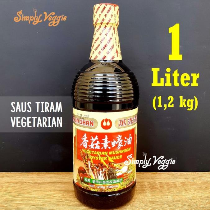 

Wan Ja Shan Oyster Sauce Vegetarian 1 L / Saus Jamur Tiram 1 Liter