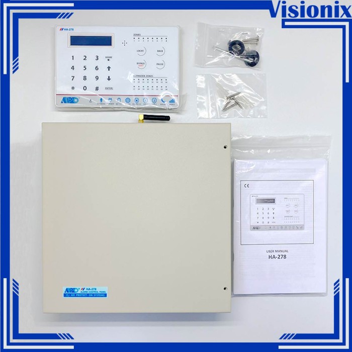 Thresba Security Alarm Panel 8 Zone Alarm Control Panel Ha-278