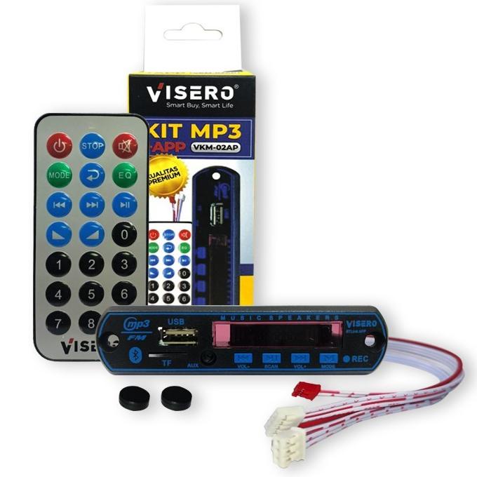 Tendi Kit Modul Mp3 Player Bluetooth + App Visero (Vkm-02Ap Box) T