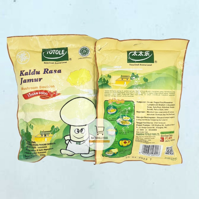 

Totole Kaldu Jamur 200 Gram Cin Jamur