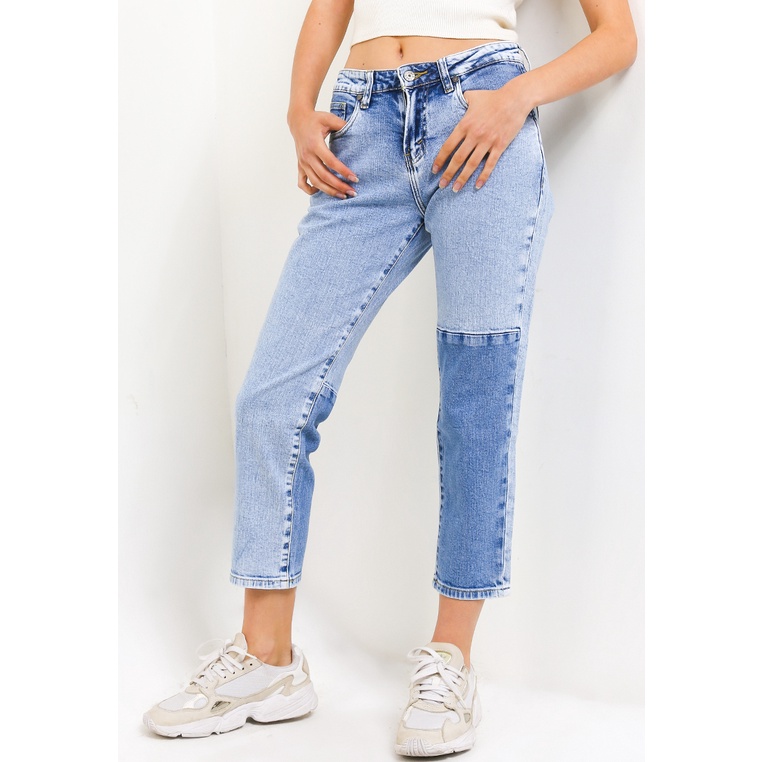 Celana Jeans Lois Original Wanita Levis 2 kantong samping 100% Asli Aesthetic Denim Skinny Pant FTW323 Cewek Urban