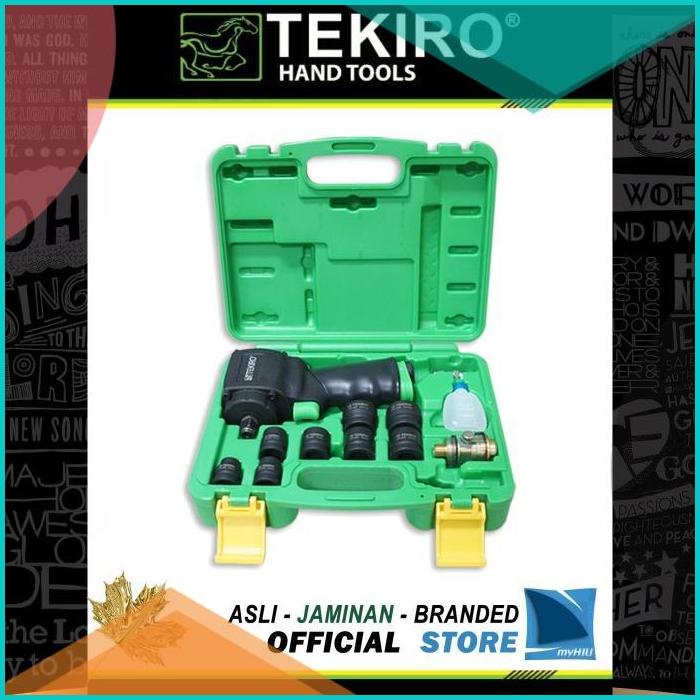 Kunci Soket Angin Palu JUMBO Isi 12 pcs Sock Pukul Air Impact TEKIRO