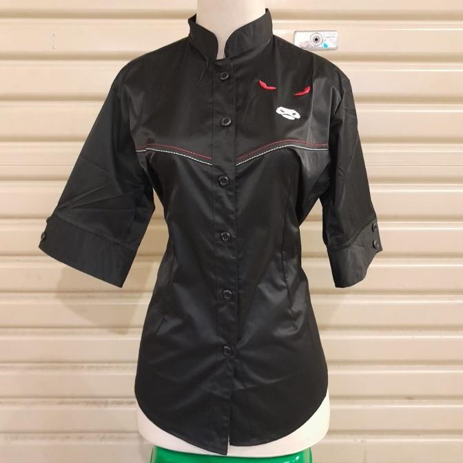 Kemeja Wanita PDI Perjuangan Hitam