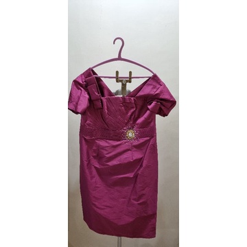 Dress pesta jumbo pink preloved