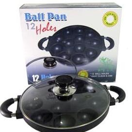 fiw Cetakan Kue Takoyaki / Ballpan Jumbo 12 Lubang