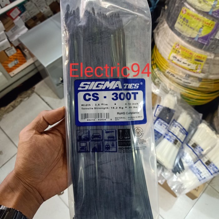 

Kabel Ties / Kabel Tis / Cable Tie CS-300 T /30cm SIGMA CS30T