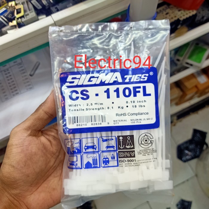 

sigma ties label CS-110FL/kabel ties label 110 sigma
