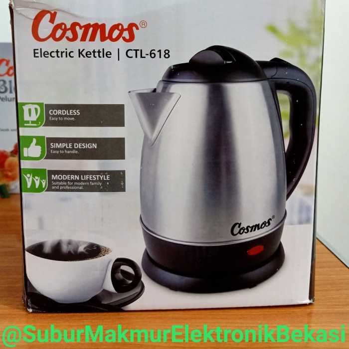 TERBARU Kettle Listrik Cosmos CTL-618 /TEKO LISTRIK/PEMANAS AIR/KETEL PEMANAS AIR