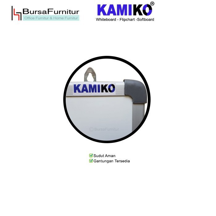 

Whiteboard Kamiko Ukuran 45 Cm X 60 Cm Magnetic Gantung