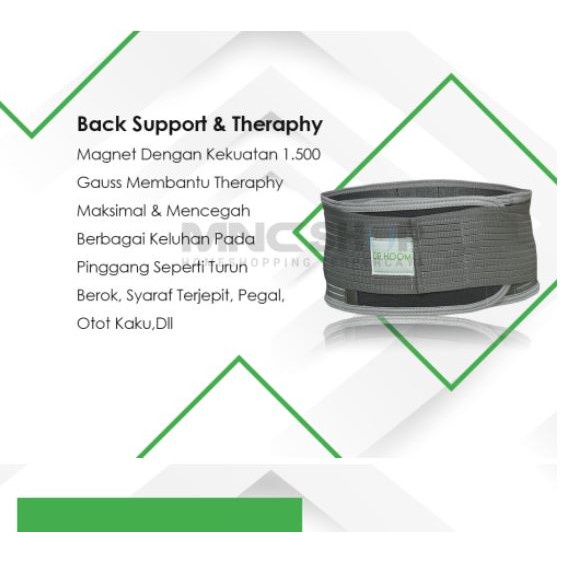 Dr Hoom Back Support Dr. Hoom Sabuk Terapi Sakit Pinggang Erin MI