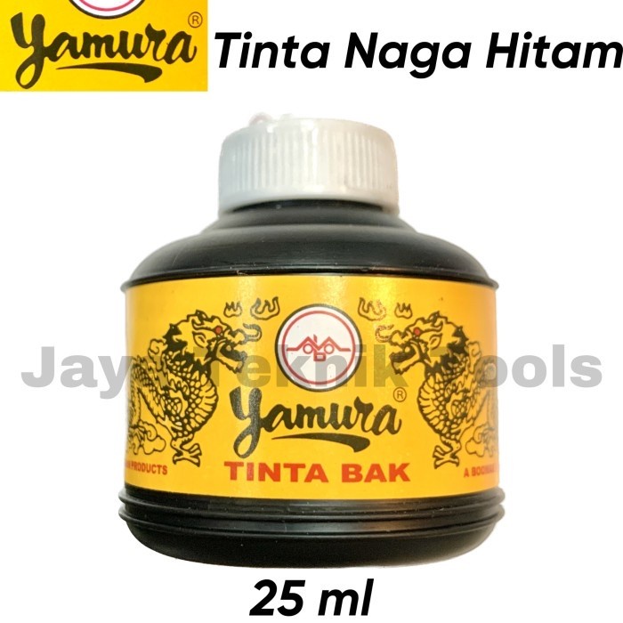 

Promo Tinta Hitam Yamura Naga Kecil Hitam Black Ink Sipatan Benang