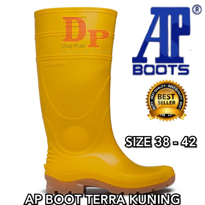 SEPATU AP BOOT TERRA KUNING AP BOOTS YELLOW TERRA ORIGINAL