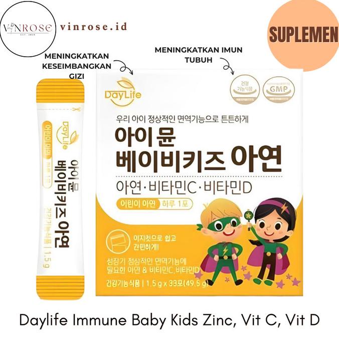 {{{{}}] Daylife Immune Baby Kids Zinc, Vitamin C, Vitamin D / Vitamin Anak