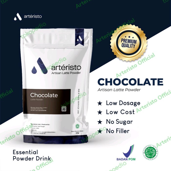 

Arteristo Chocolate Premium Powder Drink 500Gr - No Sugar