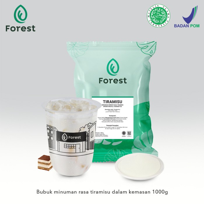 

Bubuk Minuman Tiramisu Powder - Forest Bubble Drink