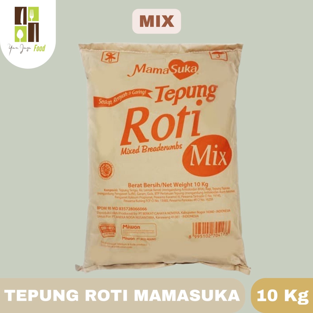 

Tepung Roti Mamasuka White / Orange / X Grosir