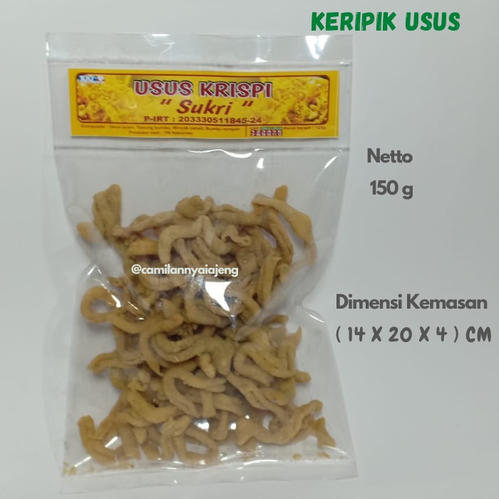 

Keripik Usus Ayam Tanpa Tepung Garing Renyah