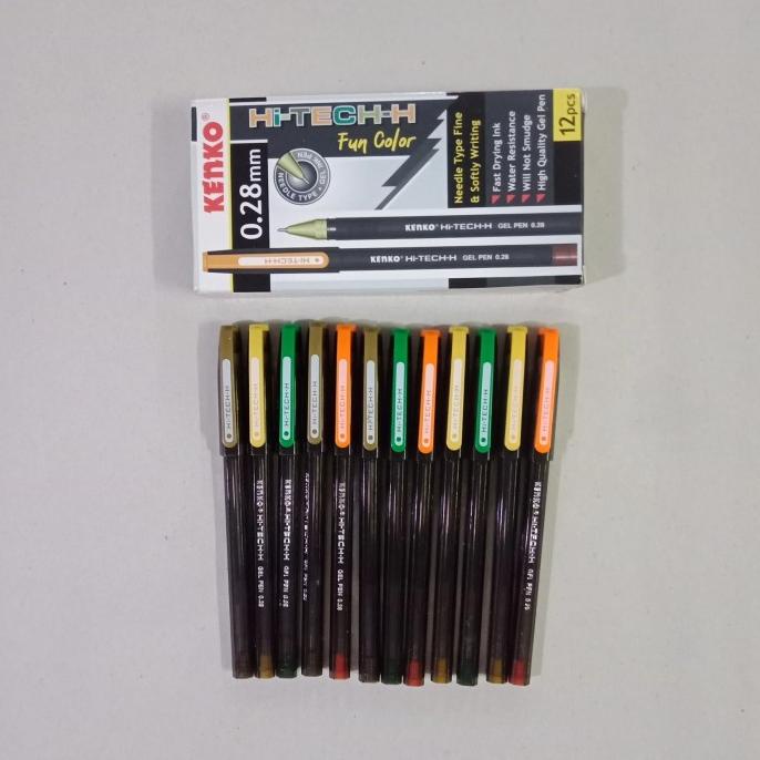 

Pen Kenko Hi-Tech Gel Pen 0.28 Mm Kode 69