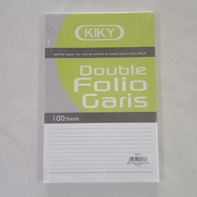 

Kertas Garis Double Folio Bergaris Isi 10 Lbr Kode 45