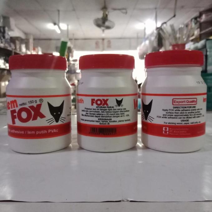 

Lem Kertas Putih Pvac Fox 150 Gram Kode 1366