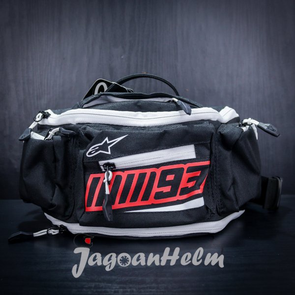 Alpinestars Waistbag Mm93 -Black Red -Tas Pinggang