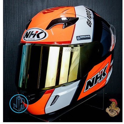 Nhk Helm Gp1000 Sxr-Iridium -Black Orange- Spoiler