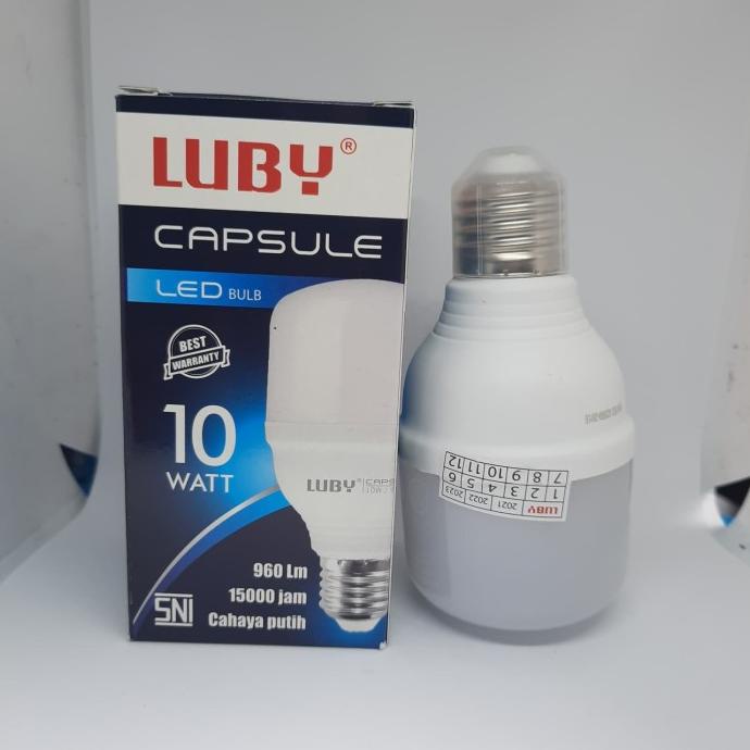Lampu Led 10 Watt Luby Capsule / Lampu Luby 10 Watt Super Terang Kode 681