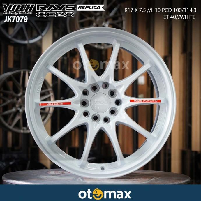 Velg Mobil Volk Rays CE28 (JK7079) Ring 17 White