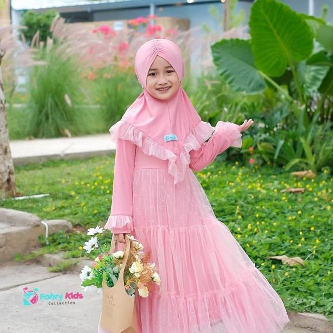 Diskon Gamis Tutu Dan Hijab Anak Perempuan 2 - 7 Tahun Thalitha Series - Best Seller