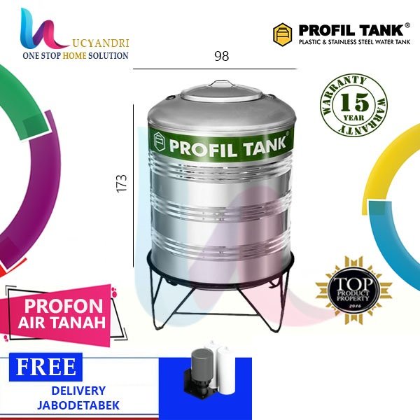 Tangki Air Stainless Profil Tank PS 1100