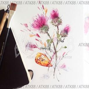 

Hot Sale Canson Montval 220 Gsm A2 Kertas Gambar Cat Air Watercolor Paper 5 Lbr !!