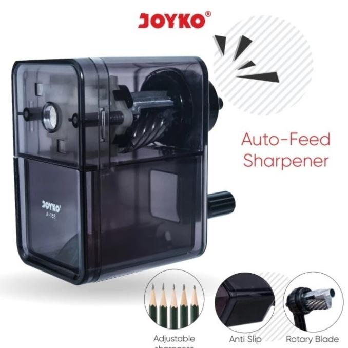 

Serutan Putar / Rautan Pensil Joyko A168 - Sharpener Anti Slip A-168 Kode 991