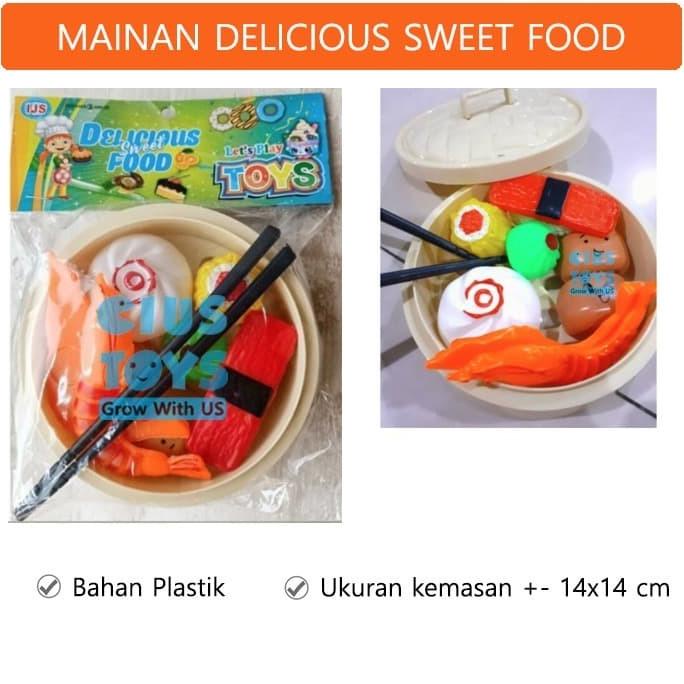 

DELICIOUS FOOD DIMSUM SET SH1272 | Mainan Makanan Dimsum Bakpao Siomai