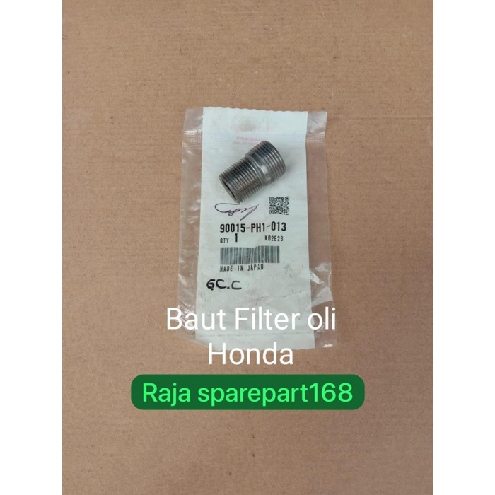 baut dudukan filter oli honda jazz mobilio hrv brv freed all honda ori majuterus8585