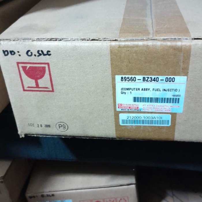 ecu komputer computer toyota avanza 89560-bz340 original baru majuterus8585