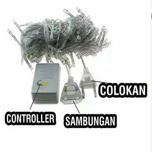 I9P LAMPU HIAS TUMBLR 100 LED 50 LED 10 METER HIASAN KAMAR TIDUR ATAU NATAL CHRISMAS CAFEE RESTO