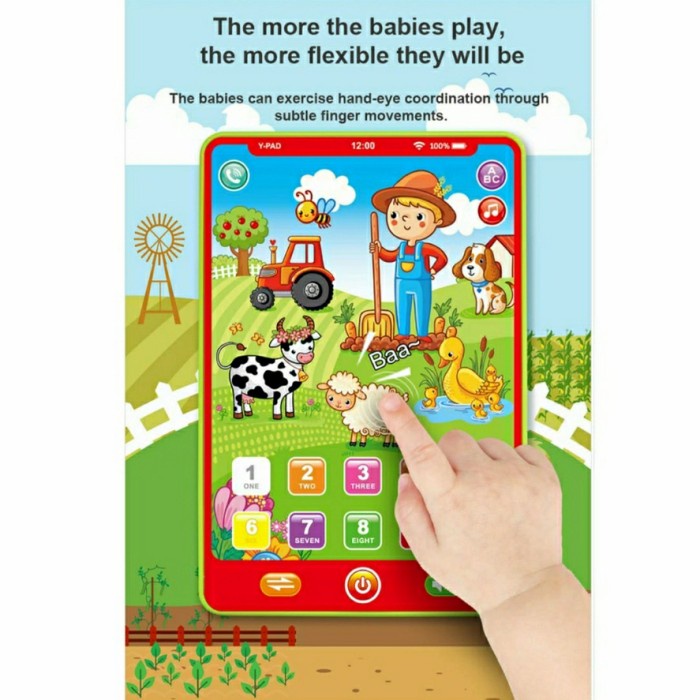 Tablet Mainan Edukasi / Ipad Mainan Edukasi / Tablet Anak Anak