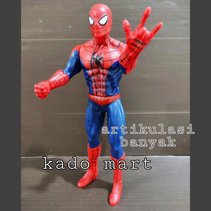 Mainan Action Figure Spiderman Besar Tinggi 36Cm