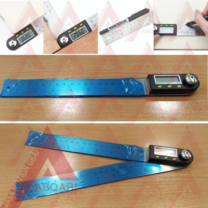 penggaris busur derajat digital/ digital protactor / inclinometer