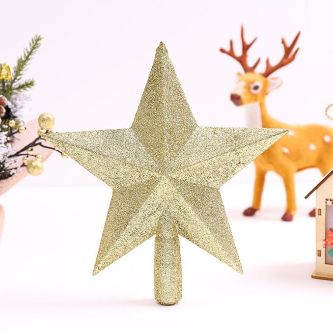

Top Bintang Gold Murah Dekor Ornamen Christmas Atas Pohon Natal Murah Pengiriman Cepat