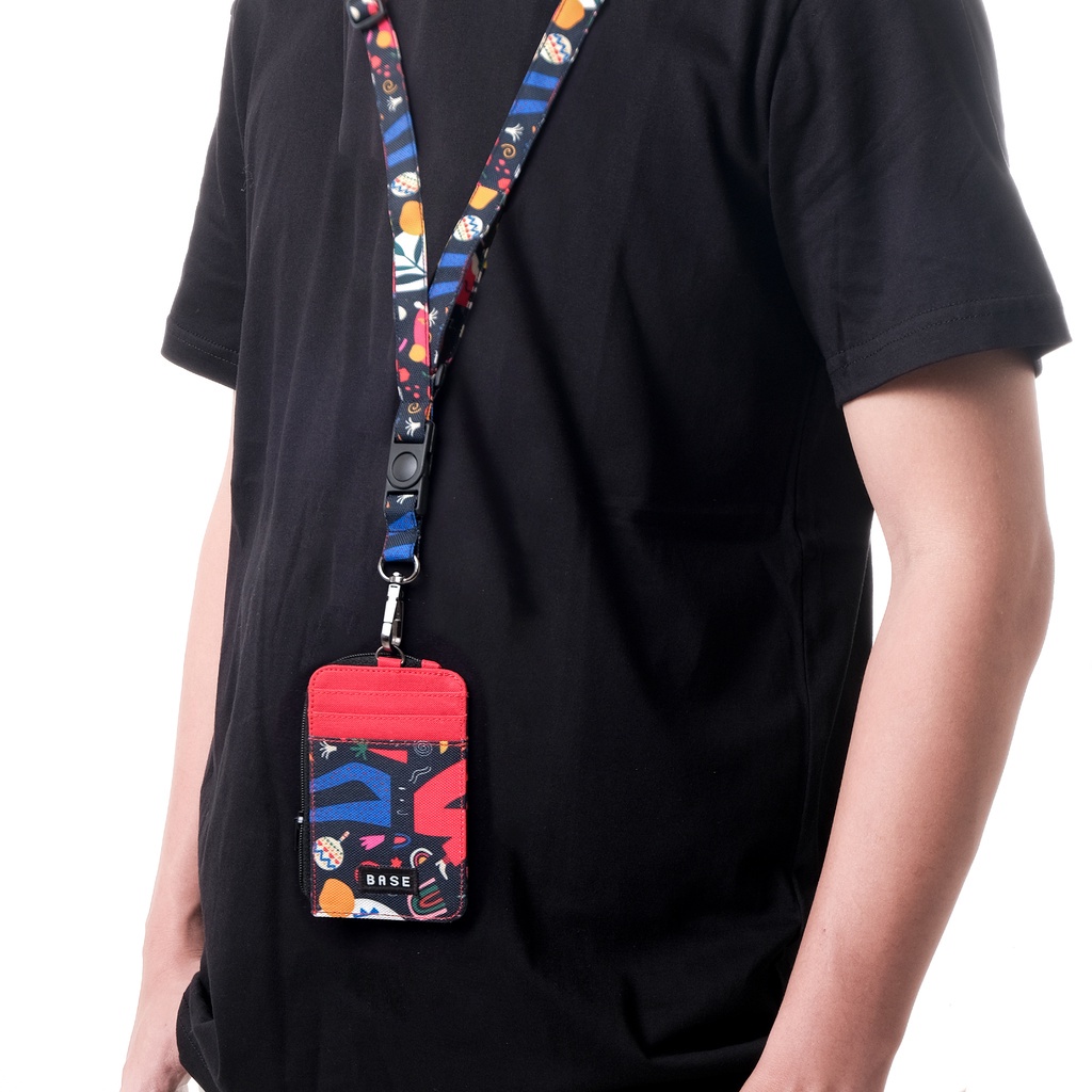 

Gantugan Id Card Holder Name Tag Lanyard Dompet Kartu Multifungsi Pria Wanita - Idcs30