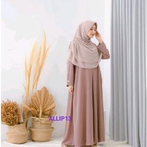 Promo Baju Gamis Abaya Polos Hitam Syari Turki Moderen Simpel Mewah Cod Terlaris