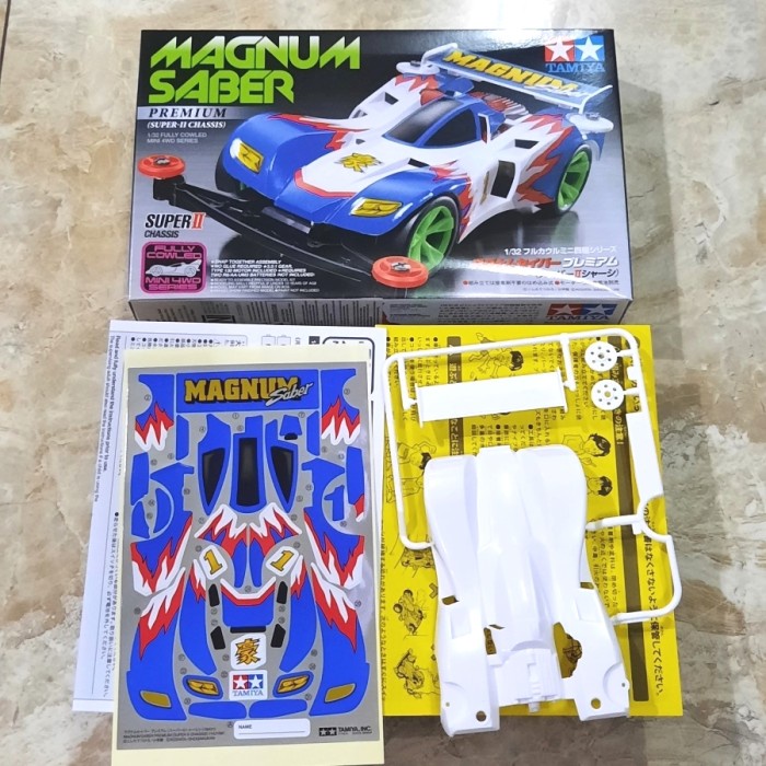 Terbaru Body Magnum Saber Premium + Decal + Dus Manual Book Ori Tamiya Promo Terlaris